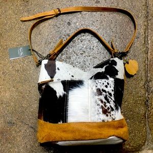 Myra Hide shoulder Bag